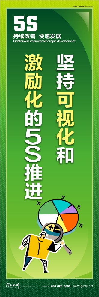 堅持可視化和激勵化的5S推進